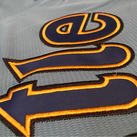 Ken Griffey Jr Seattle Mariners Jersey Mens XL NWT 1980’s baby blue ! - Picture 11 of 12